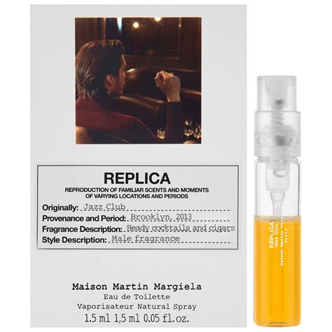 jazz club perfume sample.